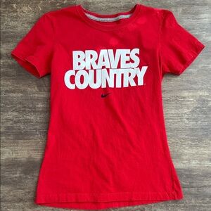 Nike Atlanta Braves Short Sleeve Shirt